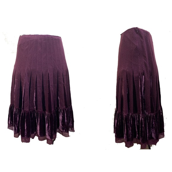 Free People Dresses & Skirts - Free People Velvet  A- Line Skirt Size 4